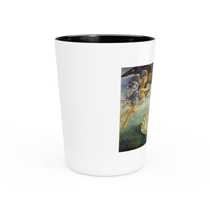 Birth of Venus by Sandro Botticelli Ceramic Shot Glass