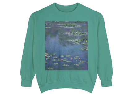 Water Lilies by Claude Monet Unisex Garment-Dyed Sweatshirt