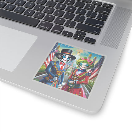 Cyber Punk Robots Kiss-Cut Stickers (4 Sizes)