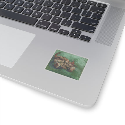 Crab on its Back by Vincent Van Gogh Kiss-Cut Stickers (4 Sizes)