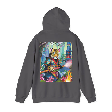 Cyberpunk Leopard – Heavy Blend™ Hooded Sweatshirt