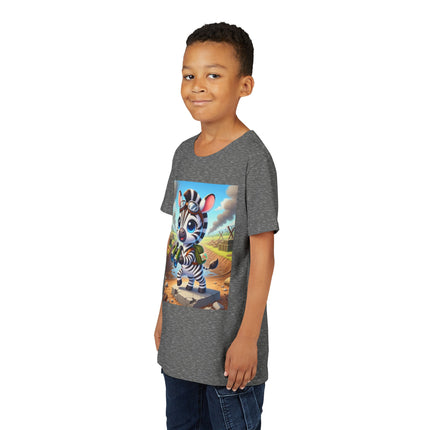 Zebra Lookout Youth Short Sleeve Tee