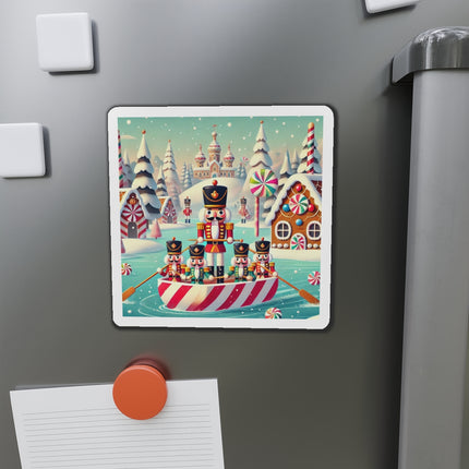 Nutcracker Candy-Striped Adventure Die-Cut Magnets (5 Sizes)