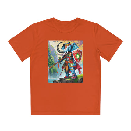 Cyberpunk Elephant Youth Competitor Tee