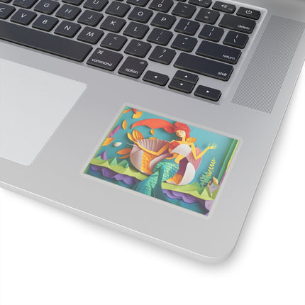 Charming Mermaid Kiss-Cut Stickers (4 Sizes)