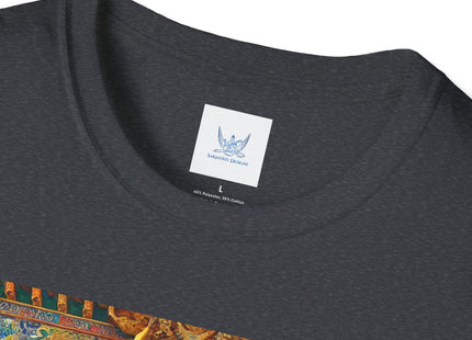 Tibetan Dragon Over Kabuki Duel Unisex Softstyle T-Shirt