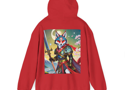 Cyberpunk Samurai Fox – Heavy Blend™ Hooded Sweatshirt