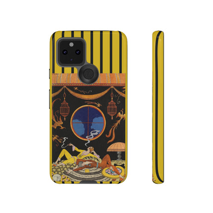 Falbalas et fanfreluches La paresse (Laziness) by George Barbier Phone Cases