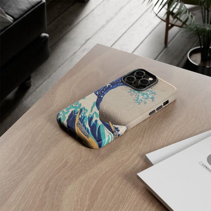 The Great Wave off Kanagawa by Katsushika Hokusai Phone Cases