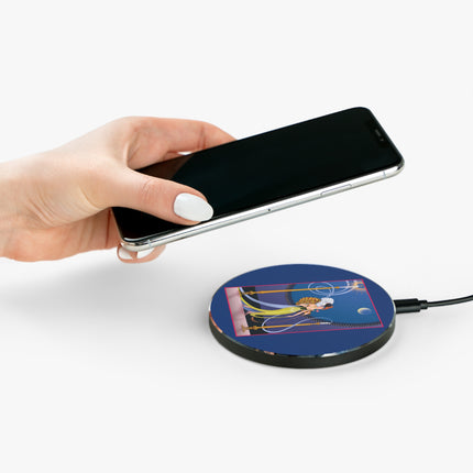 Smoke and Secrets: A Glamorous Encounter in Prohibition Era Wireless Charger