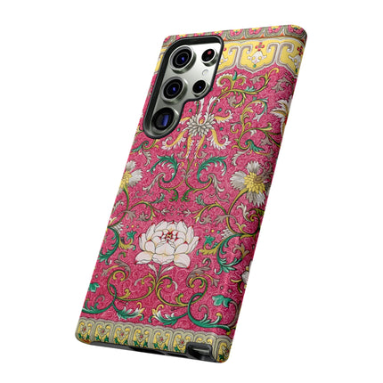 Pink Floral Pattern by Owen Jones Phone Cases