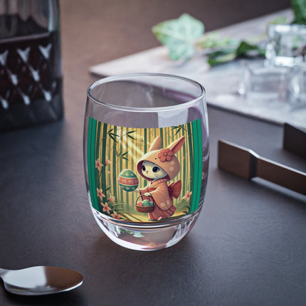 Geisha Kitten’s Easter Stroll Whiskey Glass