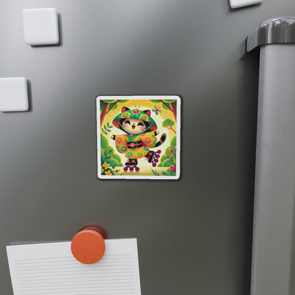Firefly Dance on Wheels Die-Cut Magnets (5 Sizes)