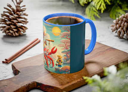 The Celestial Crab Navigator Colorful Mugs (11oz, 15oz)
