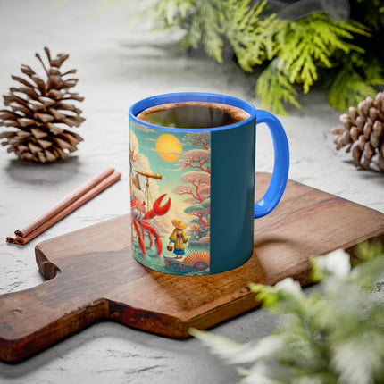 The Celestial Crab Navigator Colorful Mugs (11oz, 15oz)