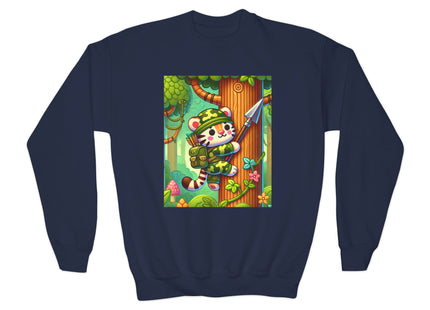 Stealthy Stripes Youth Crewneck Sweatshirt