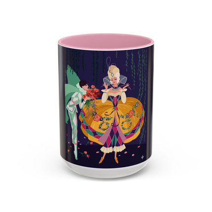 Moonlit Masquerade: The Fairy Queen's Ball Colorful Mug (11oz, 15oz) – Fairy Tale Elegance, Fantasy Charm & Enchanted Style