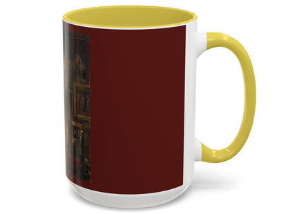 Raphael and his Muse in the Atelier by Vincenzo Abbati Colorful Mugs (11oz, 15oz)