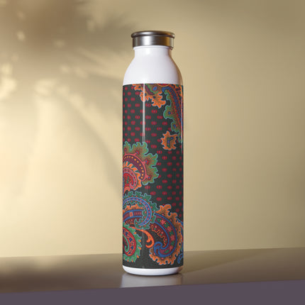 Design for a Carpet by Anonymous III Slim Water Bottle