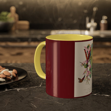 Hummingbird by Paul Gervais Colorful Mugs, 11oz
