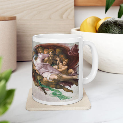 The Creation of Adam by Michelangelo Buonarroti Ceramic Mug (11oz, 15oz)