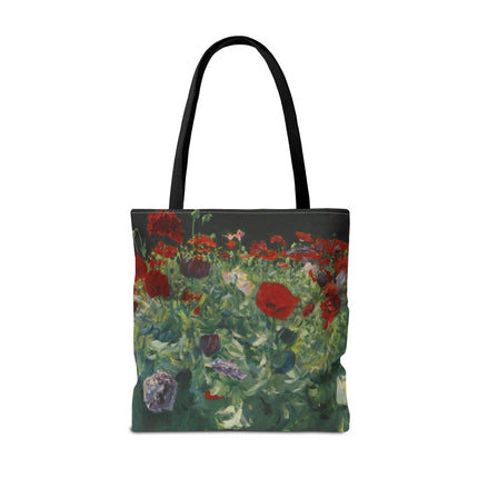 Poppies (A Study of Poppies for Carnation, Lily, Lily, Rose) by John Singer Sargent Tote Bag (AOP)