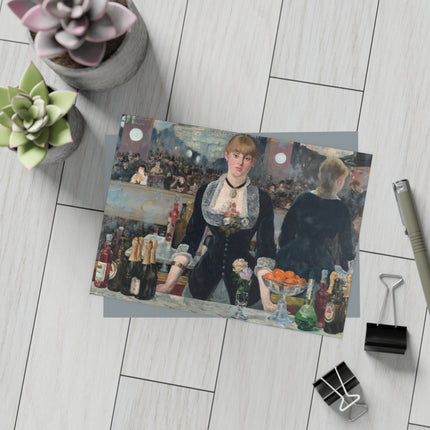 A Bar at the Folies-Bergère by Edouard Manet Postcards (envelopes included) - Bundles of 10, 30, 50 Pieces
