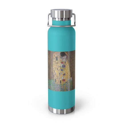 The Kiss by Gustav Klimt Copper Vacuum Insulated Bottle, 22oz