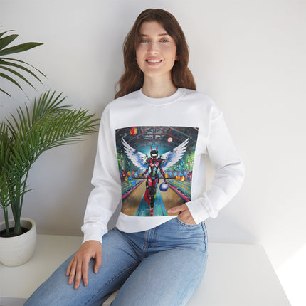 Samurai Robot Angels Unisex Heavy Blend™ Crewneck Sweatshirt