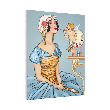 The Fairy’s Reflection – A Vintage Portrait of Charm