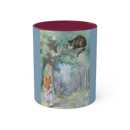 “I growl when I’m pleased, and wag my tail when I’m angry” by Sir John Tenniel Colorful Mugs, 11oz