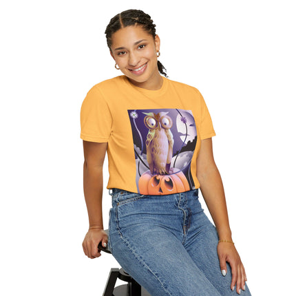 The Startled Pumpkin Unisex Garment-Dyed T-shirt