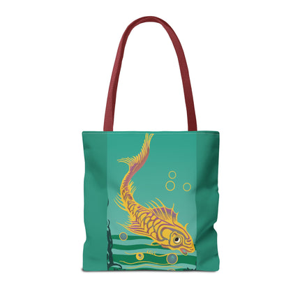 Golden Serenity Tote Bag (AOP)