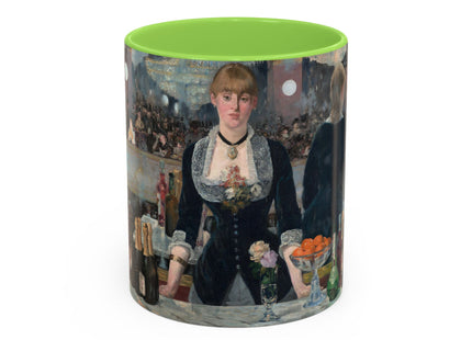 A Bar at the Folies-Bergère by Edouard Manet Colorful Mugs (11oz, 15oz)