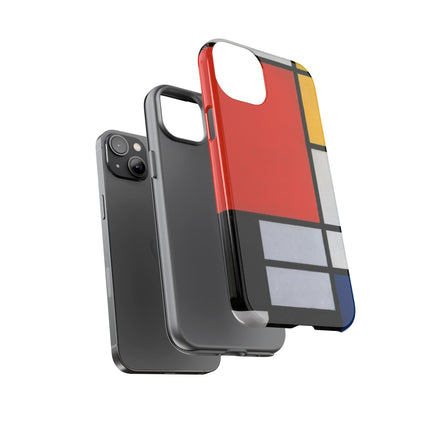 Composition with Red, Yellow, Blue, and Black by Piet Mondrian Phone Cases