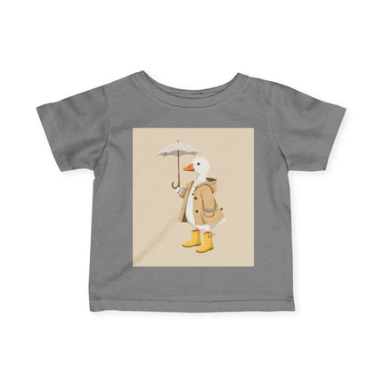 🦆☂️ The Little Rainy Day Duckling Infant Fine Jersey Tee – Whimsical Storybook Charm