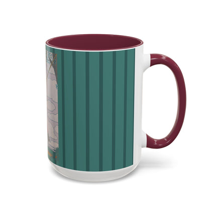 La balançoire by Georges Lepape Colorful Mugs (11oz, 15oz)