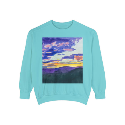 Naturstudie XII by Karl Wiener Garment-Dyed Sweatshirt