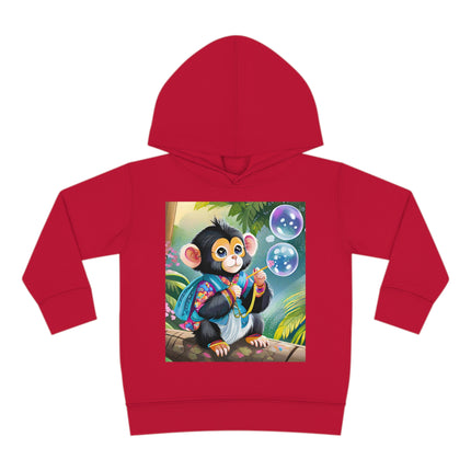 Bubble Magic in the Jungle Toddler Pullover Fleece Hoodie