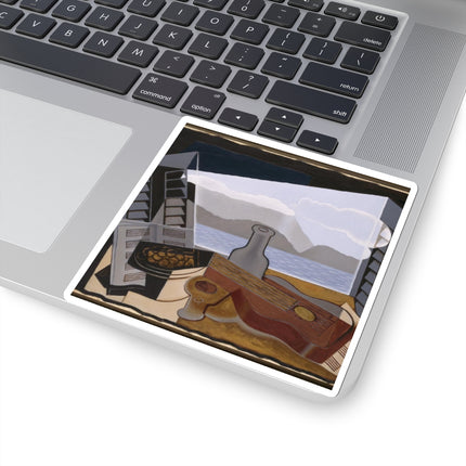Open Window by Juan Gris Kiss-Cut Stickers (4 Sizes)