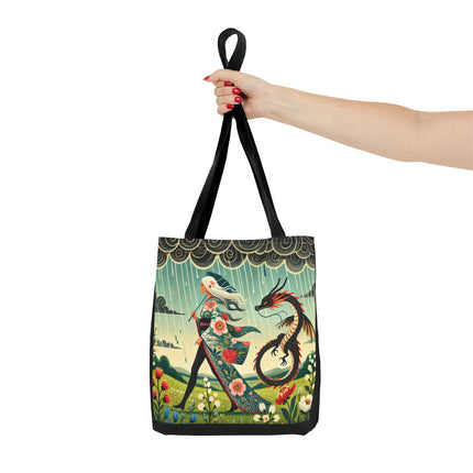 The Dragon Fairy’s Stride Tote Bag – Grace, Strength & Mythic Adventure