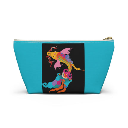 Golden Koi Cosmetic Bag – Lucky Swim & Vibrant Fortune