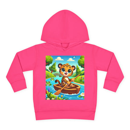 Little Explorer on the River Toddler Pullover Fleece Hoodie