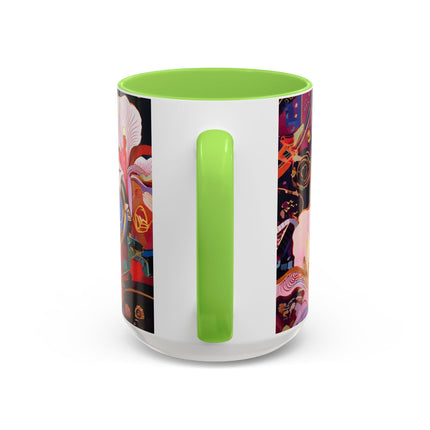 Ethereal Irises Colorful Mugs (11oz, 15oz)