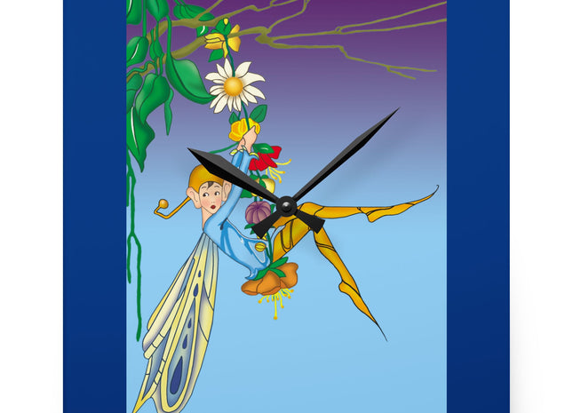 A Fairy's Delight Acrylic Wall Clock