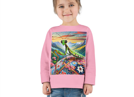 The Joyful Mantis Toddler Long Sleeve Tee