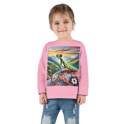The Joyful Mantis Toddler Long Sleeve Tee