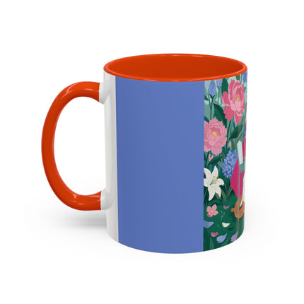 The Ladies Of The Blossoming Vanity Colorful Mugs – Art Deco Floral Elegance