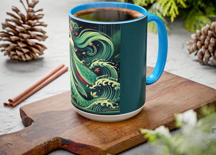 Mermaid Queen Rising from the Deep Colorful Mugs (11oz, 15oz)