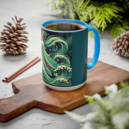 Mermaid Queen Rising from the Deep Colorful Mugs (11oz, 15oz)